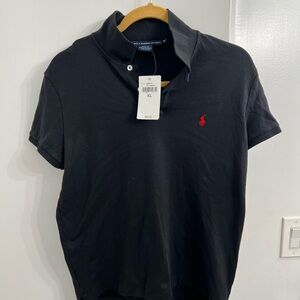 NEW Polo by Ralph Lauren Black Shirt Size: XL